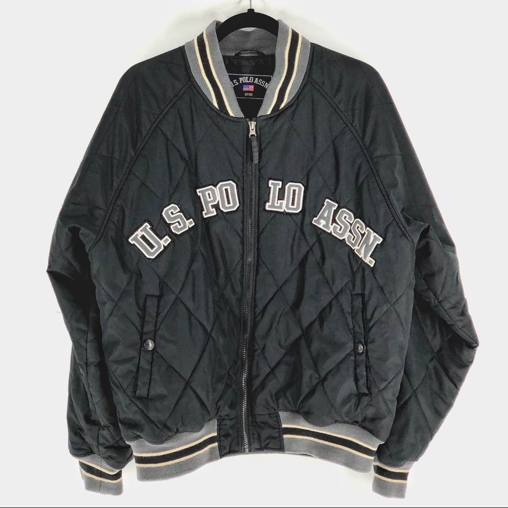 CLEARANCE 5 for $20 SALE U.S. Polo Assn. Puffer Varsity Jacket - L | A1-34
